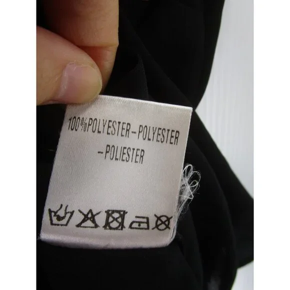 Sandro Top 3 Paris Blouse Studded Button Up Collared Career Large - Picture 10 of 11